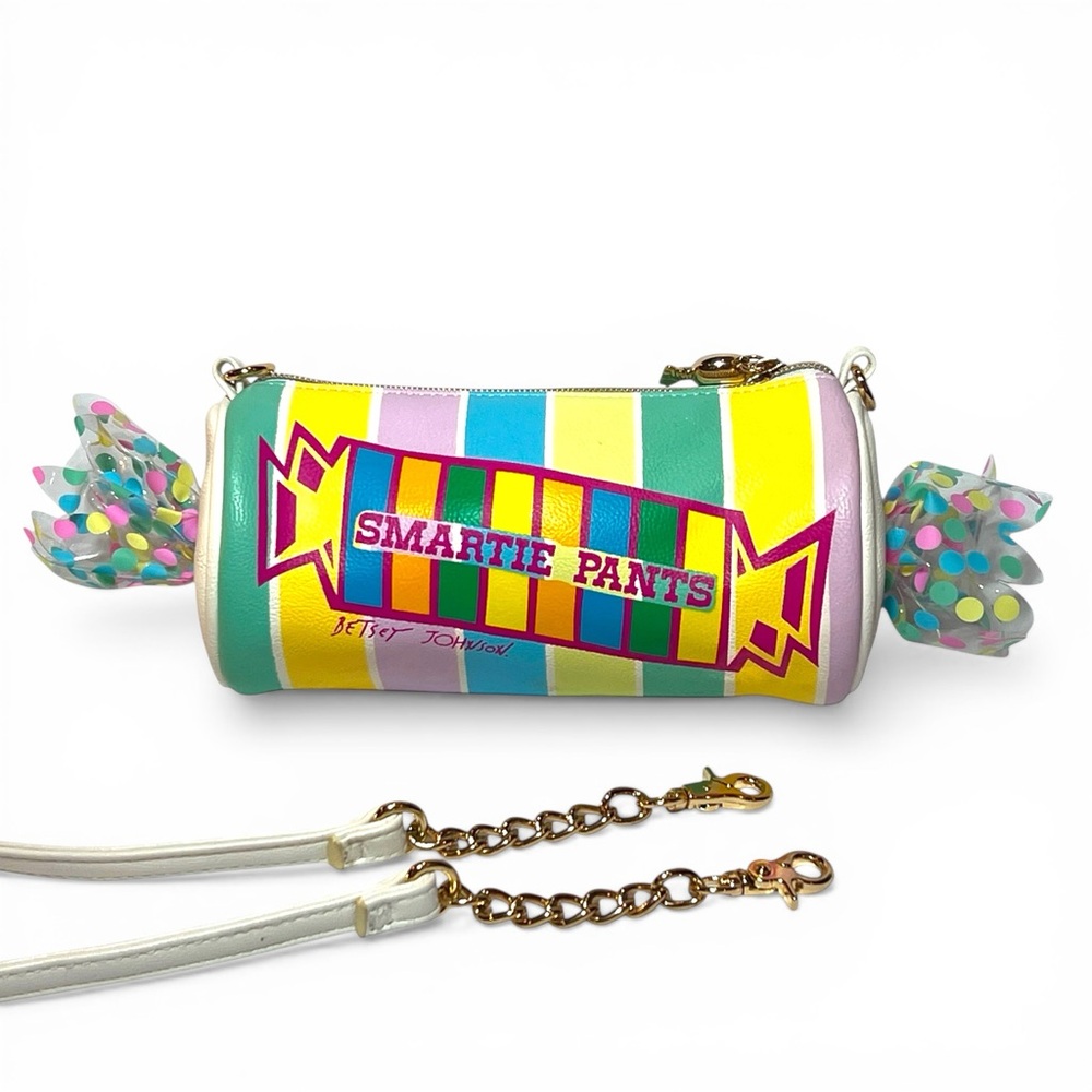 Betsey Johnson Smartie Pants Kitsch Crossbody Bag